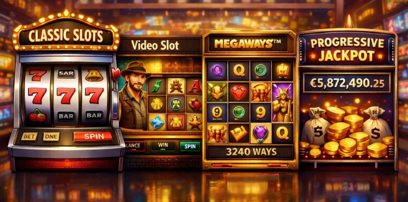 Types of Online Slots in UK