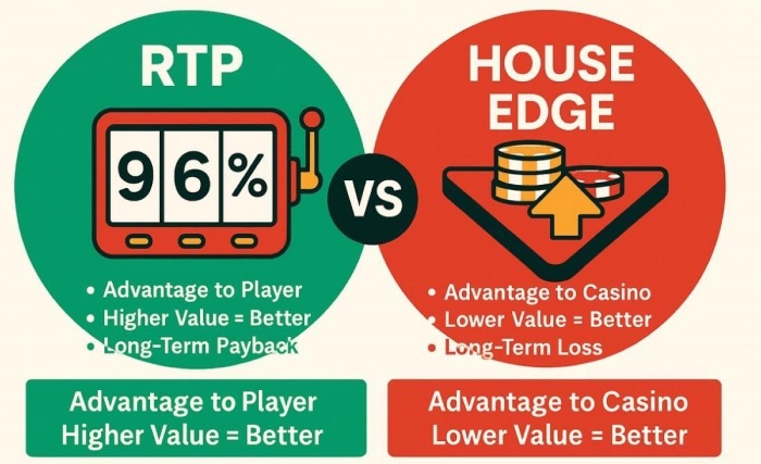 RTP and House Edge Differences